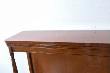 中古　超美品!!　maruni(マルニ木工)　高級ライン ブリタニアシリーズ　重厚感と上質さを兼ね備えたシアターボード(テレビ台、テレビボード、テレビボード、収納棚)(定価約140万円)(R-084442)