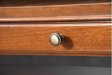 中古　超美品!!　maruni(マルニ木工)　高級ライン ブリタニアシリーズ　重厚感と上質さを兼ね備えたシアターボード(テレビ台、テレビボード、テレビボード、収納棚)(定価約140万円)(R-084442)