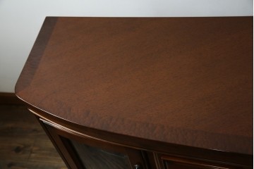 中古　超美品　maruni(マルニ木工)　ブリタニアシリーズ　135　英国クラシックの気品漂う収納力抜群のサイドボード　定価約108万円相当　(R-084443)