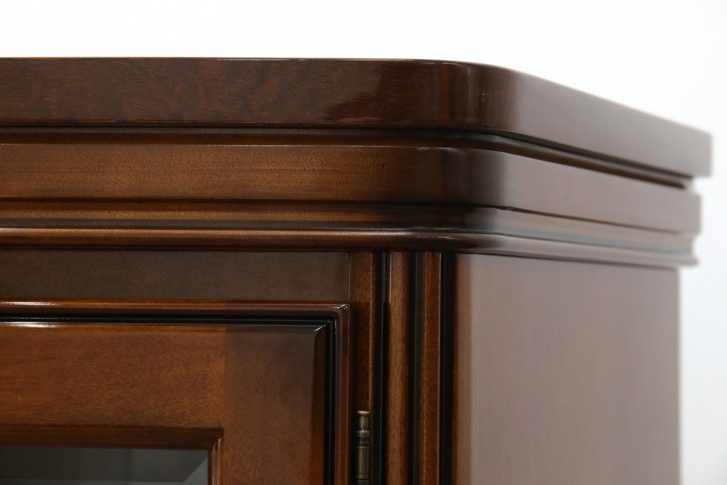 中古　超美品　maruni(マルニ木工)　ブリタニアシリーズ　135　英国クラシックの気品漂う収納力抜群のサイドボード　定価約108万円相当　(R-084443)