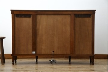 中古　超美品　maruni(マルニ木工)　ブリタニアシリーズ　135　英国クラシックの気品漂う収納力抜群のサイドボード　定価約108万円相当　(R-084443)