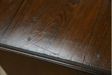 和製アンティーク　逸品!!　大正ロマン　タモ材　意匠を凝らしたデザインが魅力的な古い洋館のキャビネット　(R-084455)