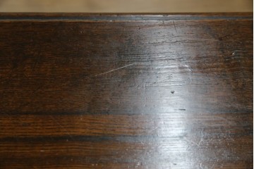 和製アンティーク　逸品!!　大正ロマン　タモ材　意匠を凝らしたデザインが魅力的な古い洋館のキャビネット　(R-084455)