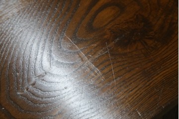 和製アンティーク　逸品!!　大正ロマン　タモ材　意匠を凝らしたデザインが魅力的な古い洋館のキャビネット　(R-084455)