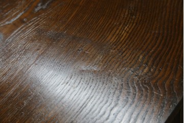 和製アンティーク　逸品!!　大正ロマン　タモ材　意匠を凝らしたデザインが魅力的な古い洋館のキャビネット　(R-084455)