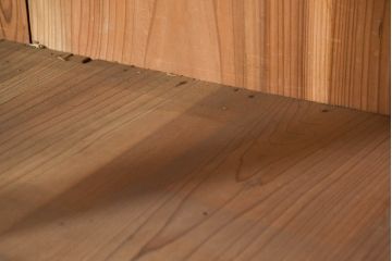 和製アンティーク　暮らしに溶け込む昭和レトロな温もりあふれる重ねガラス戸棚(食器棚、収納棚、キャビネット、本箱、書棚、陳列棚、飾り棚、ディスプレイ棚、店舗什器、バラ売り可能)(R-084461)
