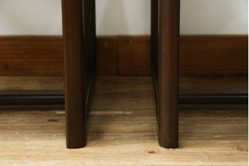 和製ビンテージ　北海道旭川家具 インテリアセンター(カンディハウス)　 Hock(ホック)　上質な座り心地と美しい木製フレームが魅力のアームチェア4脚セット　(R-084466)