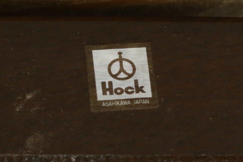 和製ビンテージ　北海道旭川家具 インテリアセンター(カンディハウス)　 Hock(ホック)　上質な座り心地と美しい木製フレームが魅力のアームチェア4脚セット　(R-084466)