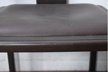 和製ビンテージ　北海道旭川家具 インテリアセンター(カンディハウス)　 Hock(ホック)　上質な座り心地と美しい木製フレームが魅力のアームチェア4脚セット(ダイニングチェア、イス、椅子、ヴィンテージ、バラ売り可能)(R-084466)