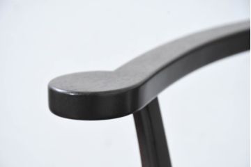 和製ビンテージ　北海道旭川家具 インテリアセンター(カンディハウス)　 Hock(ホック)　上質な座り心地と美しい木製フレームが魅力のアームチェア4脚セット(ダイニングチェア、イス、椅子、ヴィンテージ、バラ売り可能)(R-084466)