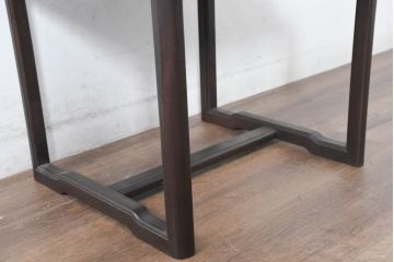 和製ビンテージ　北海道旭川家具 インテリアセンター(カンディハウス)　 Hock(ホック)　上質な座り心地と美しい木製フレームが魅力のアームチェア4脚セット(ダイニングチェア、イス、椅子、ヴィンテージ、バラ売り可能)(R-084466)