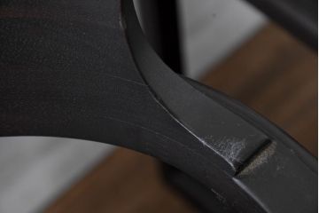和製ビンテージ　旭川家具　インテリアセンター　現CONDE HOUSE(カンディハウス)　HOCK(ホック)　落ち着いた和モダンの空間を演出するダイニングチェア4脚セット(アームチェア、イス、椅子、バラ売り可能、ヴィンテージ)(R-084467)