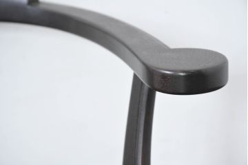 和製ビンテージ　旭川家具　インテリアセンター　現CONDE HOUSE(カンディハウス)　HOCK(ホック)　落ち着いた和モダンの空間を演出するダイニングチェア4脚セット(アームチェア、イス、椅子、バラ売り可能、ヴィンテージ)(R-084467)