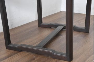 和製ビンテージ　旭川家具　インテリアセンター　現CONDE HOUSE(カンディハウス)　HOCK(ホック)　落ち着いた和モダンの空間を演出するダイニングチェア4脚セット(アームチェア、イス、椅子、バラ売り可能、ヴィンテージ)(R-084467)