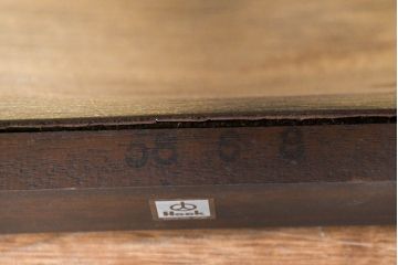 和製ビンテージ　旭川家具　インテリアセンター　現CONDE HOUSE(カンディハウス)　HOCK(ホック)　落ち着いた和モダンの空間を演出するダイニングチェア4脚セット(アームチェア、イス、椅子、バラ売り可能、ヴィンテージ)(R-084467)