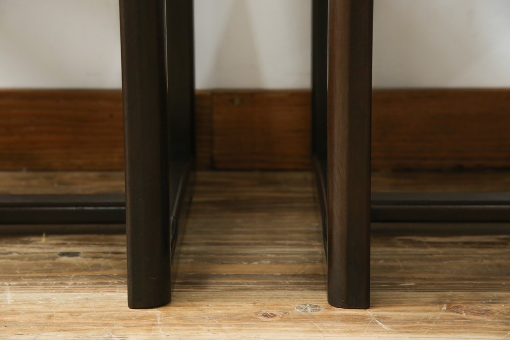 和製ビンテージ　旭川家具　インテリアセンター　現CONDE HOUSE(カンディハウス)　HOCK(ホック)　落ち着いた和モダンの空間を演出するダイニングチェア4脚セット　(R-084467)