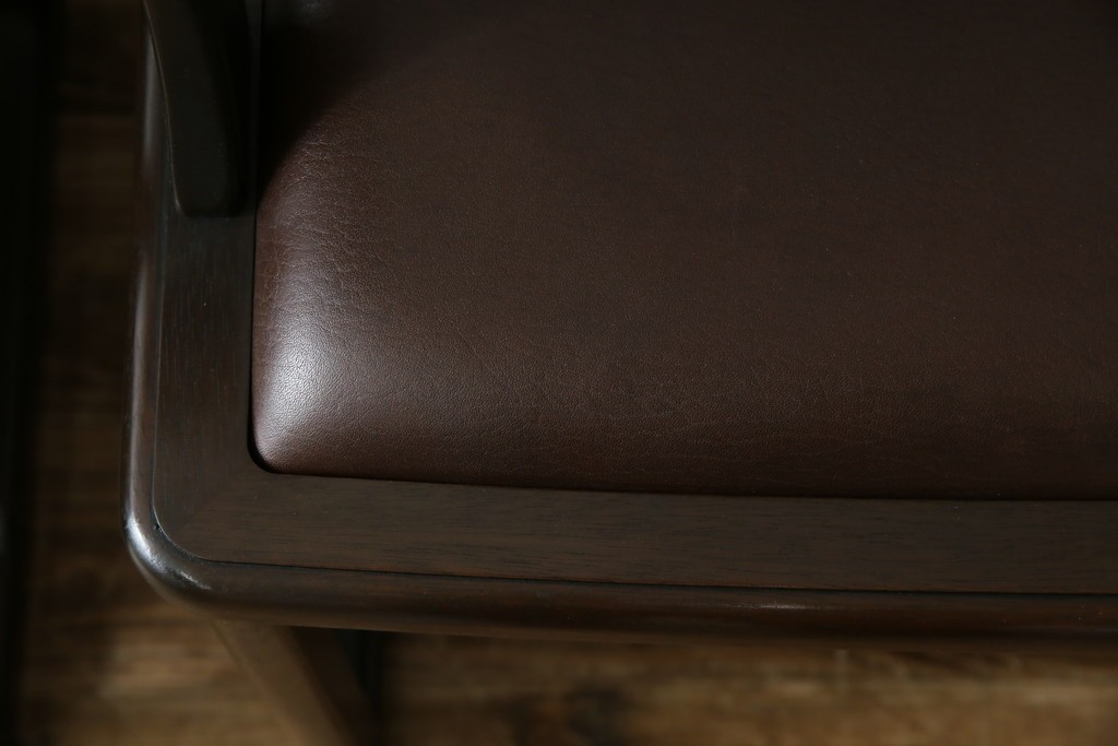 和製ビンテージ　旭川家具　インテリアセンター　現CONDE HOUSE(カンディハウス)　HOCK(ホック)　落ち着いた和モダンの空間を演出するダイニングチェア4脚セット　(R-084467)