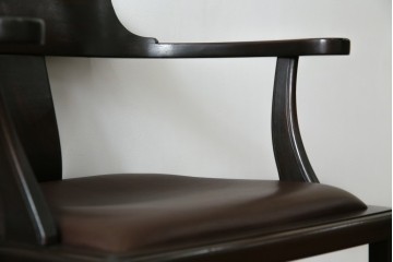 和製ビンテージ　旭川家具　インテリアセンター　現CONDE HOUSE(カンディハウス)　HOCK(ホック)　落ち着いた和モダンの空間を演出するダイニングチェア4脚セット　(R-084467)