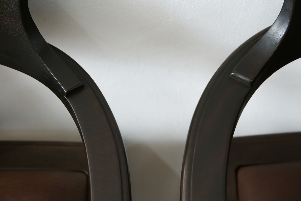 和製ビンテージ　旭川家具　インテリアセンター　現CONDE HOUSE(カンディハウス)　HOCK(ホック)　落ち着いた和モダンの空間を演出するダイニングチェア4脚セット　(R-084467)