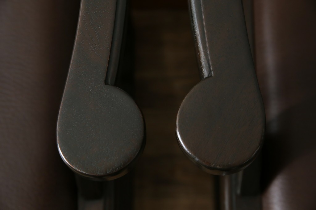 和製ビンテージ　旭川家具　インテリアセンター　現CONDE HOUSE(カンディハウス)　HOCK(ホック)　落ち着いた和モダンの空間を演出するダイニングチェア4脚セット　(R-084467)