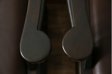 和製ビンテージ　旭川家具　インテリアセンター　現CONDE HOUSE(カンディハウス)　HOCK(ホック)　落ち着いた和モダンの空間を演出するダイニングチェア4脚セット　(R-084467)