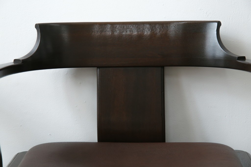 和製ビンテージ　旭川家具　インテリアセンター　現CONDE HOUSE(カンディハウス)　HOCK(ホック)　落ち着いた和モダンの空間を演出するダイニングチェア4脚セット　(R-084467)