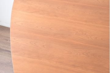 中古　TECTA(テクタ)　チェリー材　M21　モダンでユニークなデザインがお洒落なテーブル(ダイニングテーブル、4人掛け、6人掛け、4人用、6人用)(定価約77万円)(R-084471)