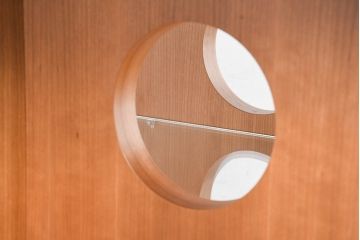 中古　TECTA(テクタ)　チェリー材　M21　モダンでユニークなデザインがお洒落なテーブル(ダイニングテーブル、4人掛け、6人掛け、4人用、6人用)(定価約77万円)(R-084471)