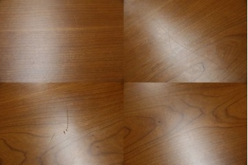 中古　TECTA(テクタ)　チェリー材　M21　モダンでユニークなデザインがお洒落なテーブル　定価約77万円相当　(R-084471)