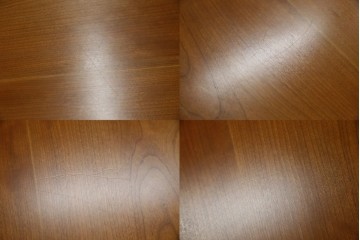 中古　TECTA(テクタ)　チェリー材　M21　モダンでユニークなデザインがお洒落なテーブル　定価約77万円相当　(R-084471)