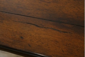 ヨーロッパヴィンテージ　クラシカルな猫脚デザインが魅力のアンティーク調ダイニングテーブル　(R-084473)