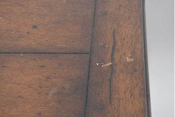 ヨーロッパビンテージ　クラシカルな猫脚デザインが魅力のアンティーク調ダイニングテーブル(4人掛け、6人掛け、食卓、ヴィンテージ)(R-084473)