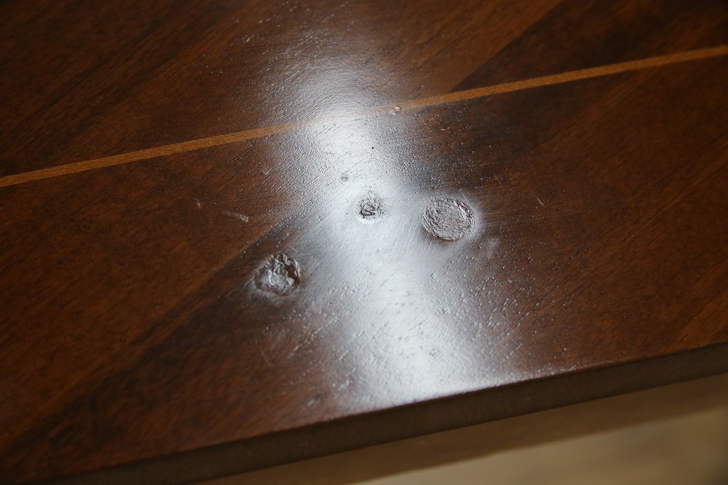 中古　美品　イタリア　象嵌入り天板　クラシカルでエレガントなデザインが素敵なコンソールテーブル　(R-084474)