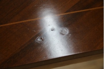 中古　美品　イタリア　象嵌入り天板　クラシカルでエレガントなデザインが素敵なコンソールテーブル　(R-084474)