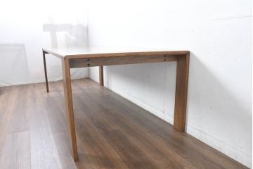中古　美品　CONDE HOUSE(カンディハウス)　BOLS(ボルス)　シンプルなデザインが魅力のダイニングテーブル(6人掛け、食卓、作業台)(定価約30万円)(R-084475)