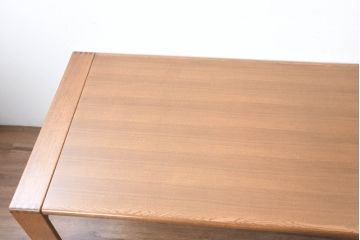 中古　美品　CONDE HOUSE(カンディハウス)　BOLS(ボルス)　シンプルなデザインが魅力のダイニングテーブル(6人掛け、食卓、作業台)(定価約30万円)(R-084475)