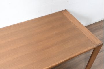 中古　美品　CONDE HOUSE(カンディハウス)　BOLS(ボルス)　シンプルなデザインが魅力のダイニングテーブル(6人掛け、食卓、作業台)(定価約30万円)(R-084475)