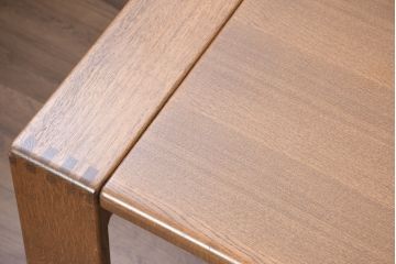 中古　美品　CONDE HOUSE(カンディハウス)　BOLS(ボルス)　シンプルなデザインが魅力のダイニングテーブル(6人掛け、食卓、作業台)(定価約30万円)(R-084475)