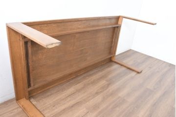 中古　美品　CONDE HOUSE(カンディハウス)　BOLS(ボルス)　シンプルなデザインが魅力のダイニングテーブル(6人掛け、食卓、作業台)(定価約30万円)(R-084475)