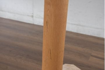 中古　CONDE HOUSE(カンディハウス)　ナラ材　ナチュラルテイストの空間づくりにおすすめ!木の温もりを感じられる無垢材のダイニングテーブル(6人掛け、食卓、作業台)(R-084478)