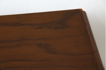 中古　三越家具(現カントリーハウス)　Brugge(ブルージュ)　クラシカルな空間づくりにぴったりなステンドグラス入りサイドボード　(R-084484)