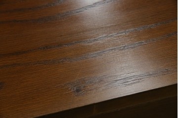 中古　三越家具(現カントリーハウス)　Brugge(ブルージュ)　クラシカルな空間づくりにぴったりなステンドグラス入りサイドボード　(R-084484)