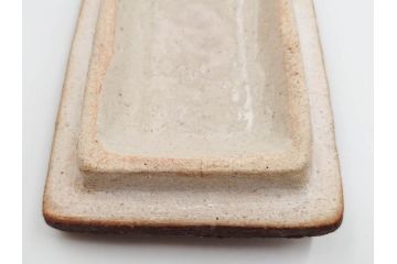 河井寛次郎　鉄釉　河井つね識箱　4.4寸　土のぬくもりと自然な色合いが調和した心安らぐ蓋物(蓋付き器、小物入れ、深鉢、深皿、和食器、陶器、四寸四分)(R-084486)