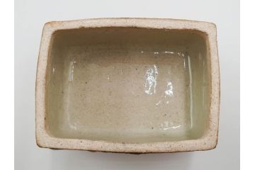 河井寛次郎　鉄釉　河井つね識箱　4.4寸　土のぬくもりと自然な色合いが調和した心安らぐ蓋物(蓋付き器、小物入れ、深鉢、深皿、和食器、陶器、四寸四分)(R-084486)