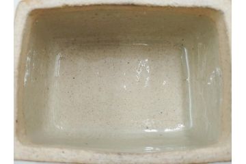 河井寛次郎　鉄釉　河井つね識箱　4.4寸　土のぬくもりと自然な色合いが調和した心安らぐ蓋物(蓋付き器、小物入れ、深鉢、深皿、和食器、陶器、四寸四分)(R-084486)