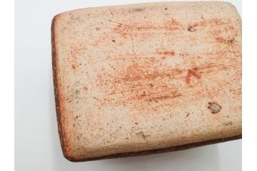 河井寛次郎　鉄釉　河井つね識箱　4.4寸　土のぬくもりと自然な色合いが調和した心安らぐ蓋物(蓋付き器、小物入れ、深鉢、深皿、和食器、陶器、四寸四分)(R-084486)