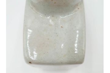 河井寛次郎　草絵　高さ 約22cm　素朴な美しさが魅力の扁壷(扁壺、花瓶、花生、花入、花器、フラワーベース、共箱付)(R-084487)