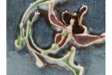 河井寛次郎　呉洲(呉須)　高さ 約24cm　堂々とした存在感と温かみを感じる花扁壷(扁壺、花瓶、花生、花入、花器、フラワーベース、共箱付)(R-084494)