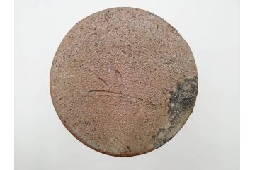 中里重利　朝鮮唐津　高さ 約23cm　力強くも繊細な美しさを放つ花入(耳付、花瓶、花生、花器、共箱付)(R-084495)