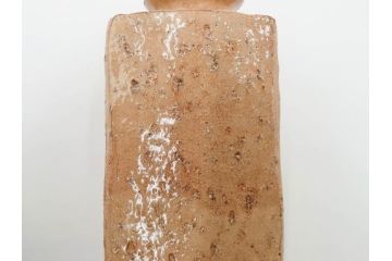 十二代　田原陶兵衛　萩焼　高さ 約25cm　空間に格調高い趣をもたらす四方花入(R-084496)